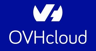 Logo de OVHcloud, hébergements web